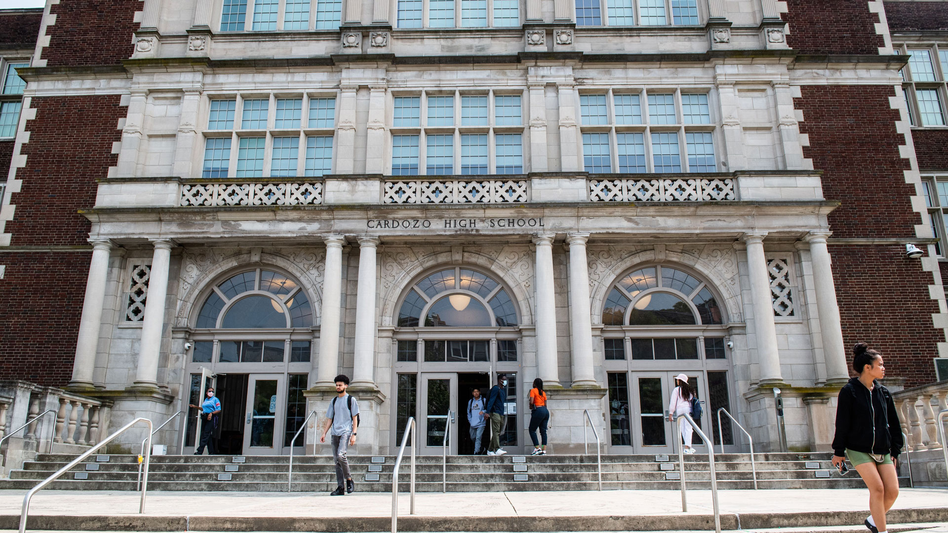 exterior of Francis L. Cardozo Education Campus